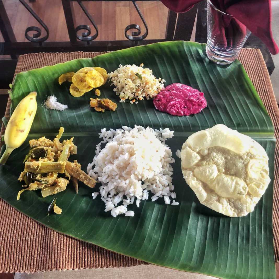 Sadya, comida de Kerala, Índia