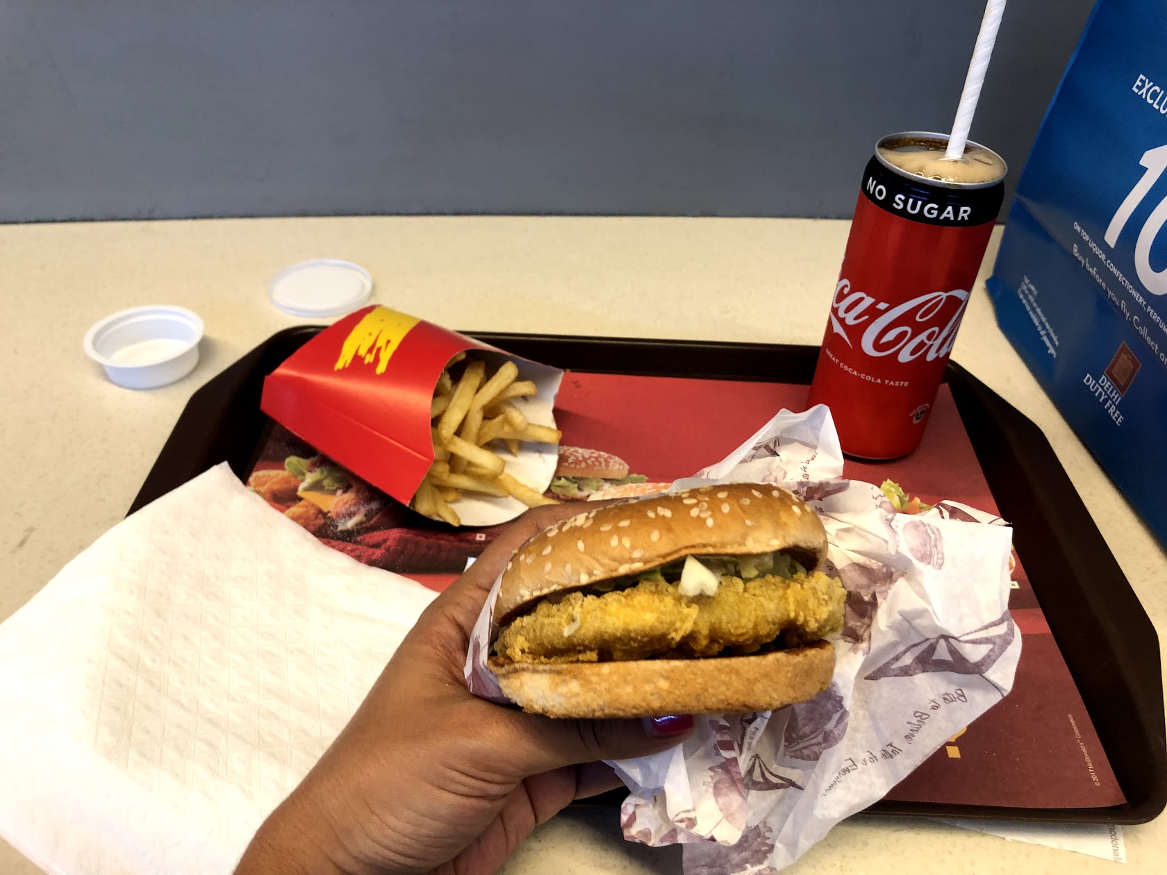 Mc Chicken McDonald's Índia