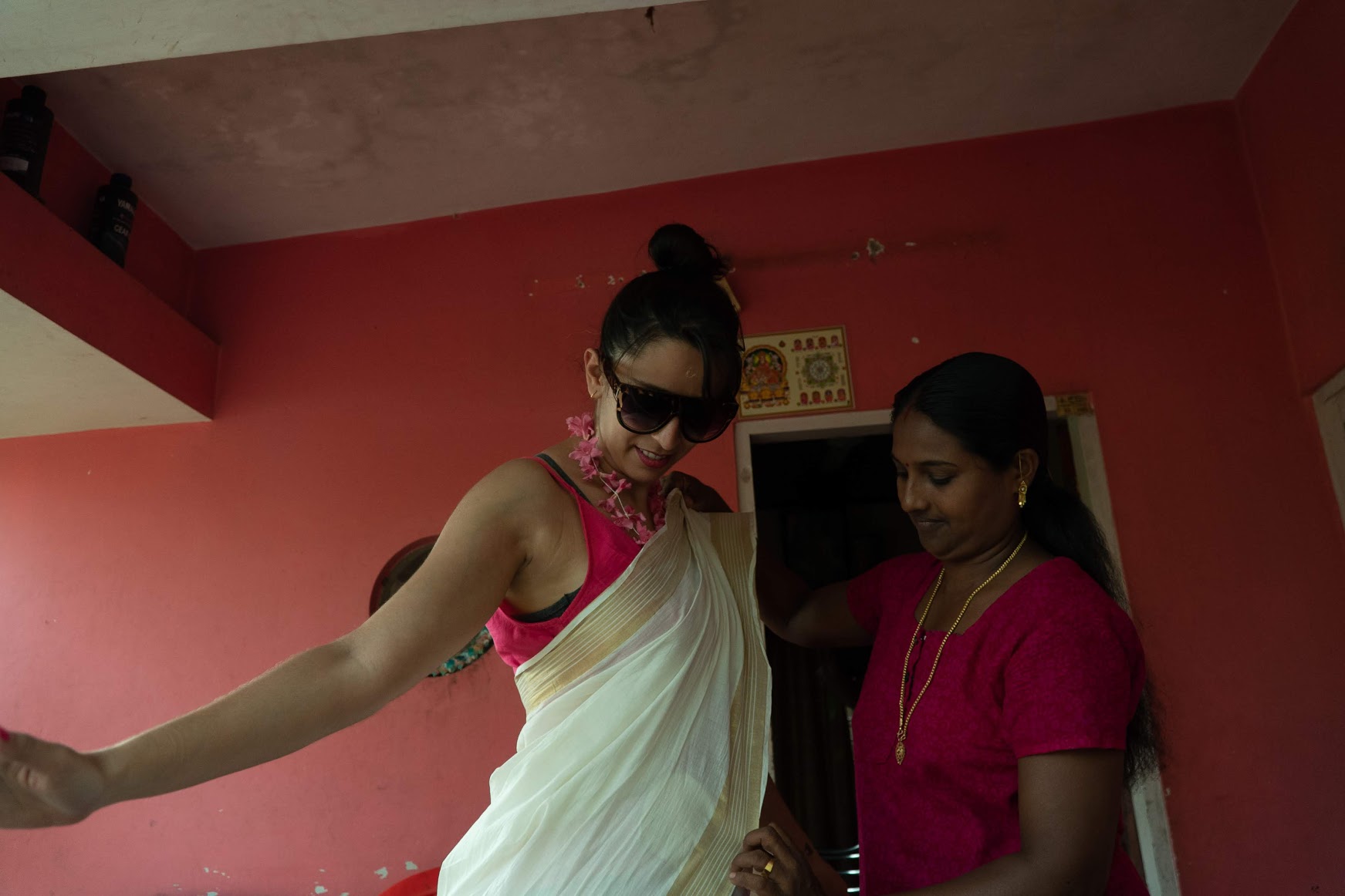 Como vestir sari índia