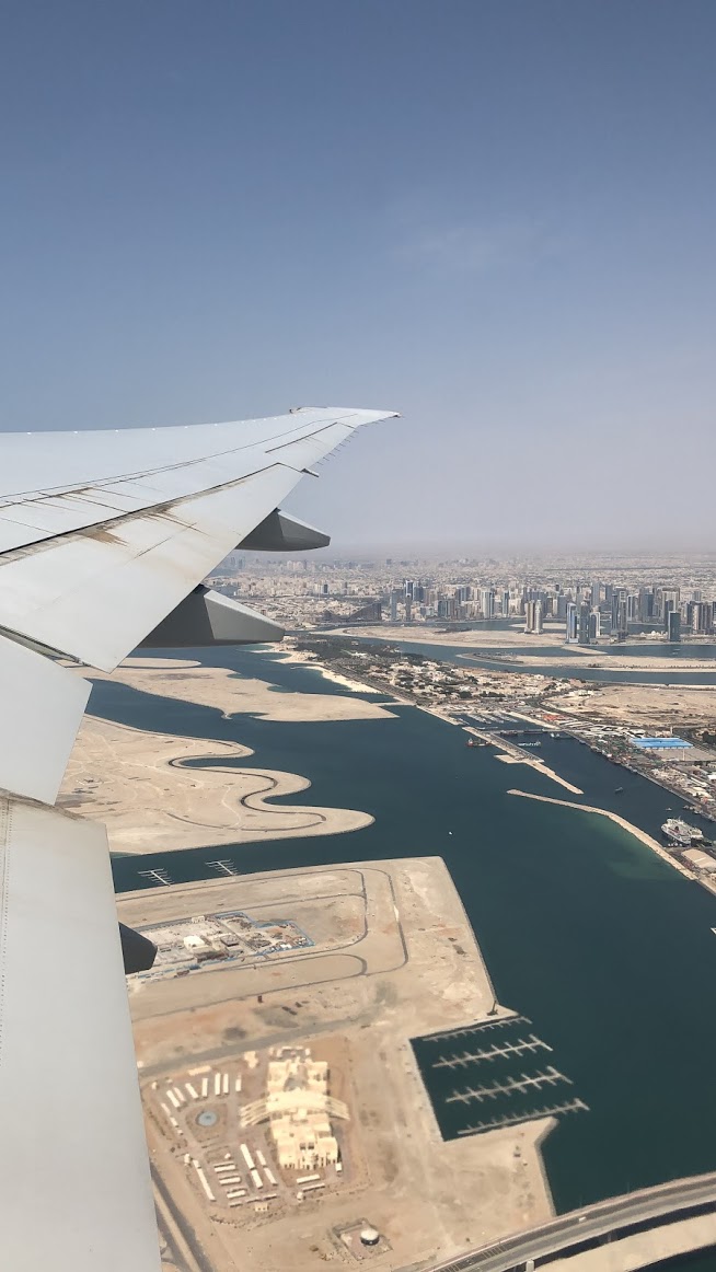 Como é voar de Emirates para Dubai