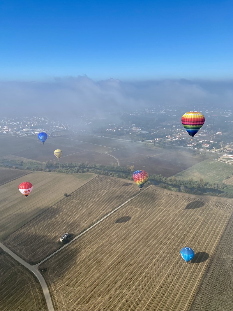 voando de balão portugal