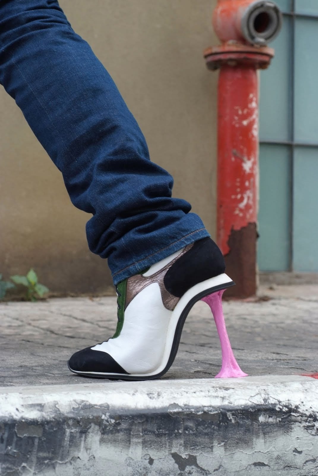 Chewing gum sidewalk