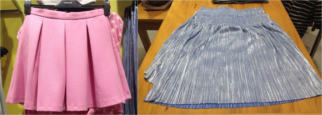 Saias da Topshop Brasil