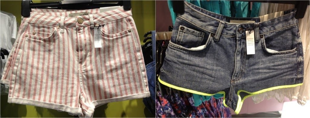 Shorts da Topshop Brasil