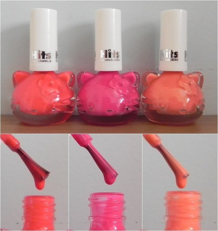 Esmaltes-hello-kitty-hits Esmaltes Hello Kitty: Apple, Candy e Sweet