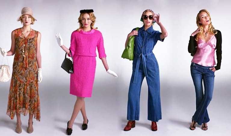 100 anos de moda em 2 minutos!
