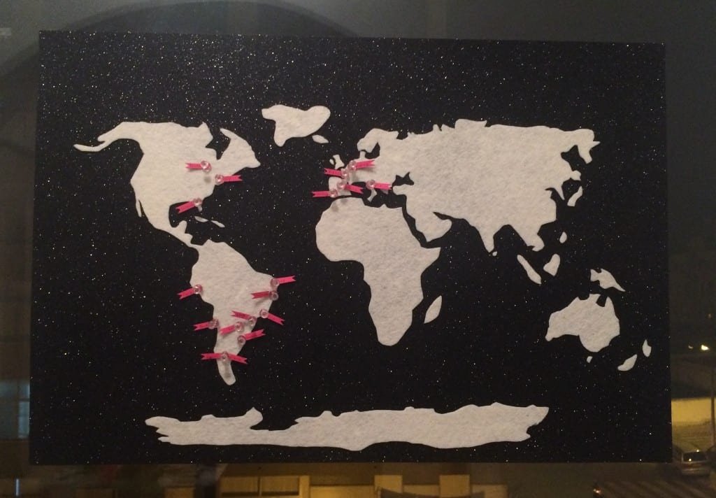 Travel-map-diy