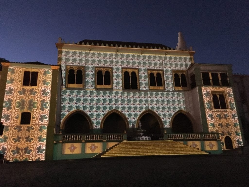Palácio Nacional de Sintra durante o Aura Festival