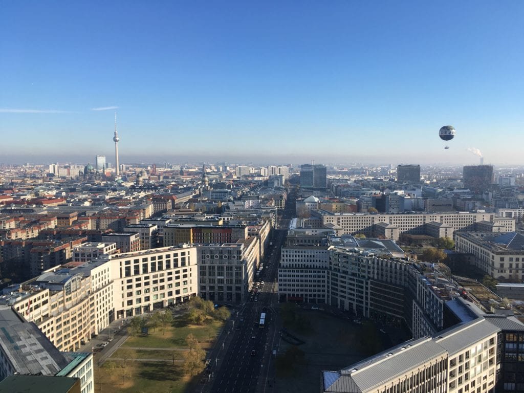Berlim vista de cima: Panoramapunkt