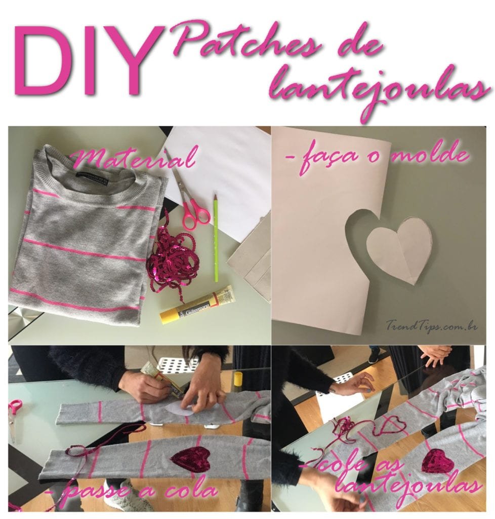 DIY Patches de Lantejoulas