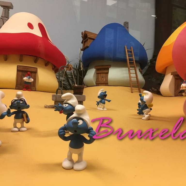 Smurfs em Bruxelas!
