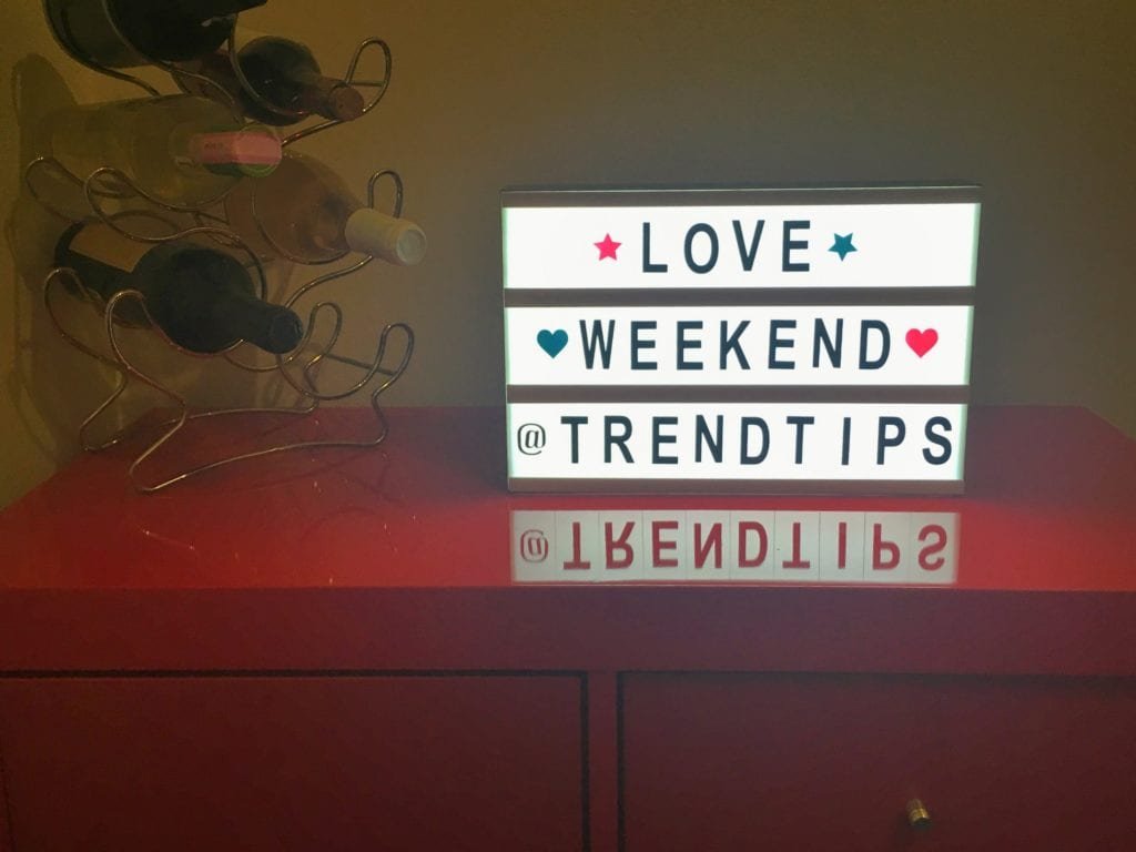 Decoração da Primark: Light Box