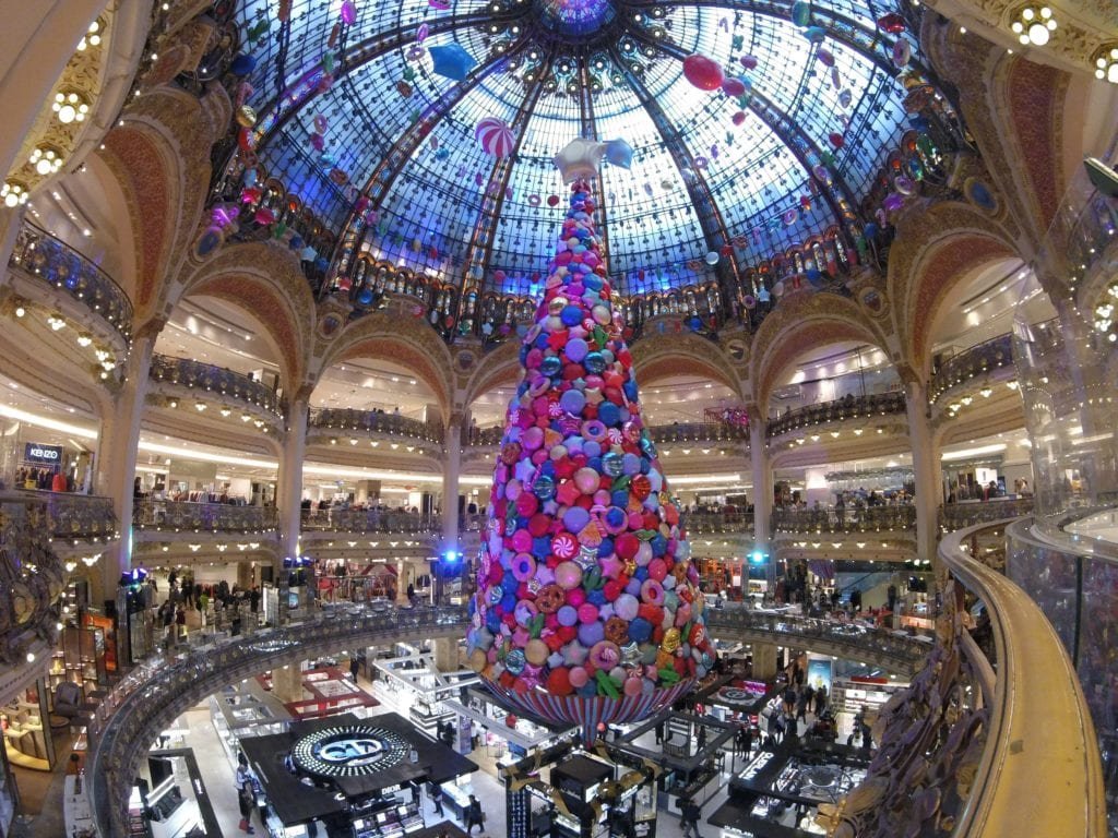 Compras em Paris: Natal nas Galeries Lafayette
