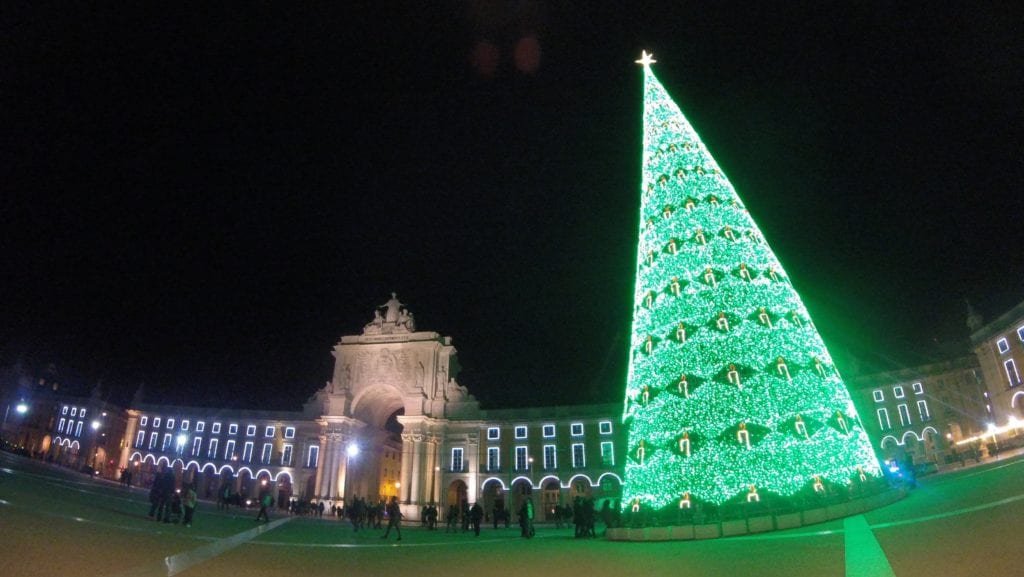 Luzes de Natal em Lisboa
