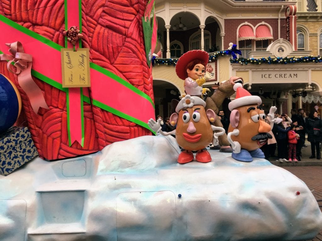 Toy Story no Natal na Disney Paris