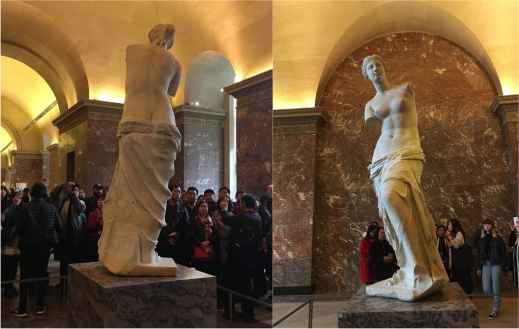 Vênus de Milo no Museu do Louvre em Paris
