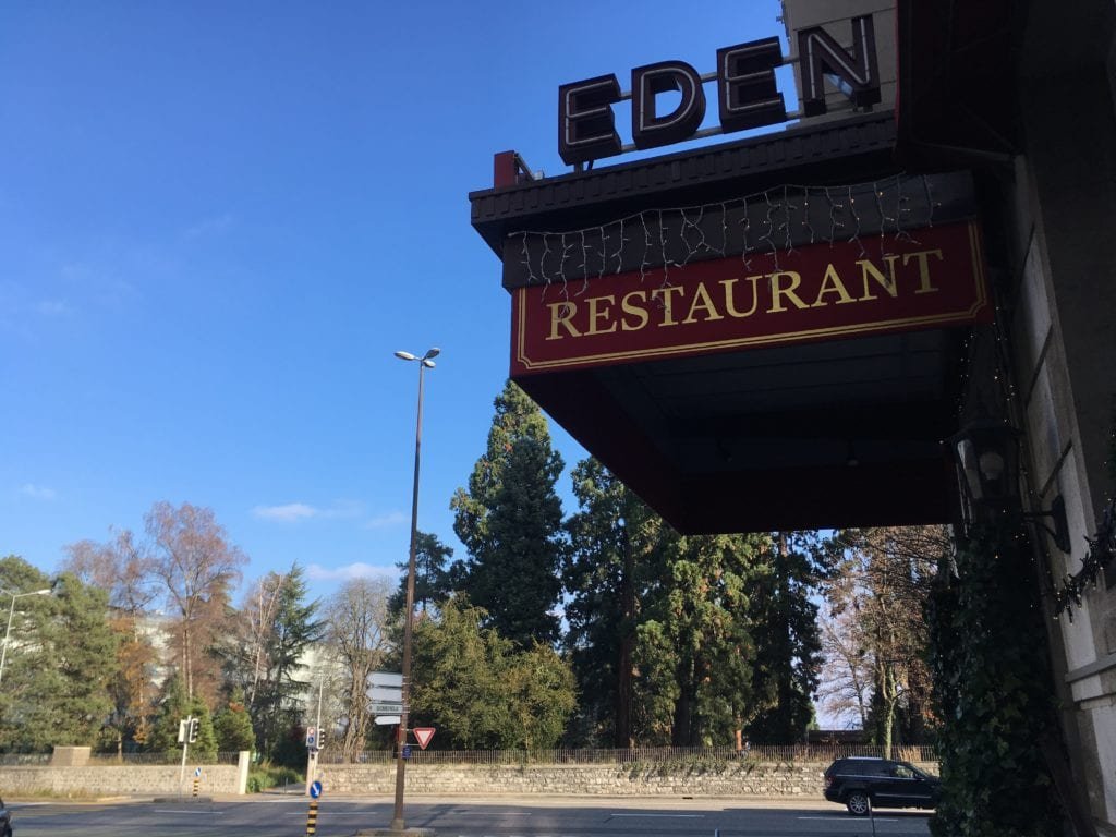 Restaurante e hotel em Genebra, Suíça