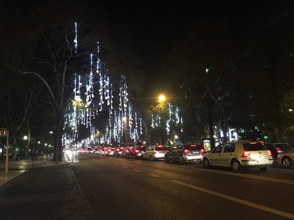 Luzes de Natal em Lisboa