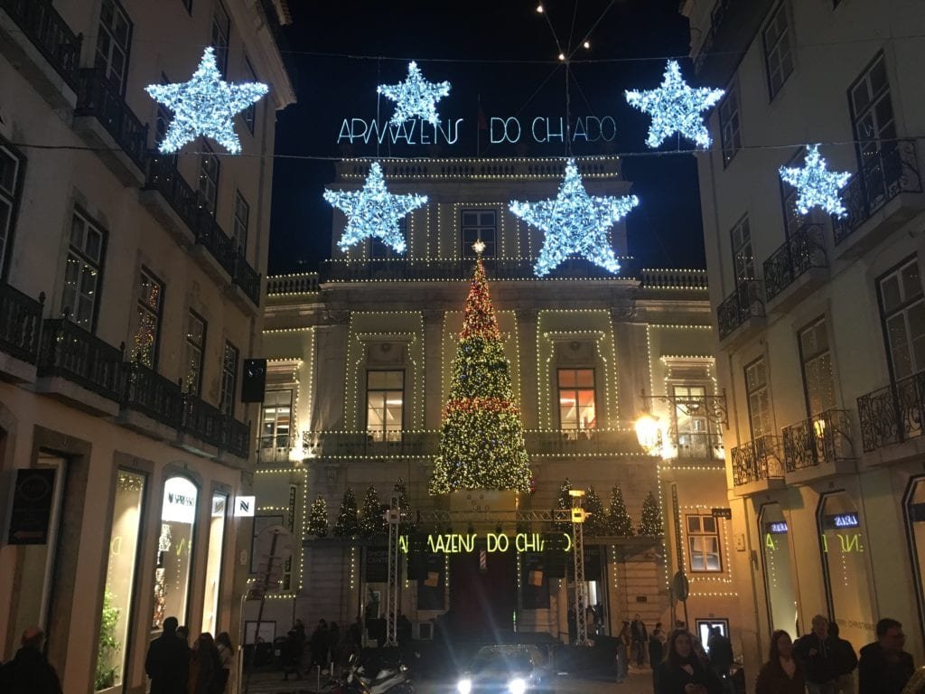 Luzes de Natal em Lisboa