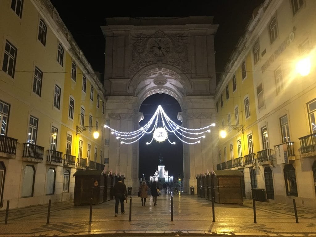 Luzes de Natal em Lisboa