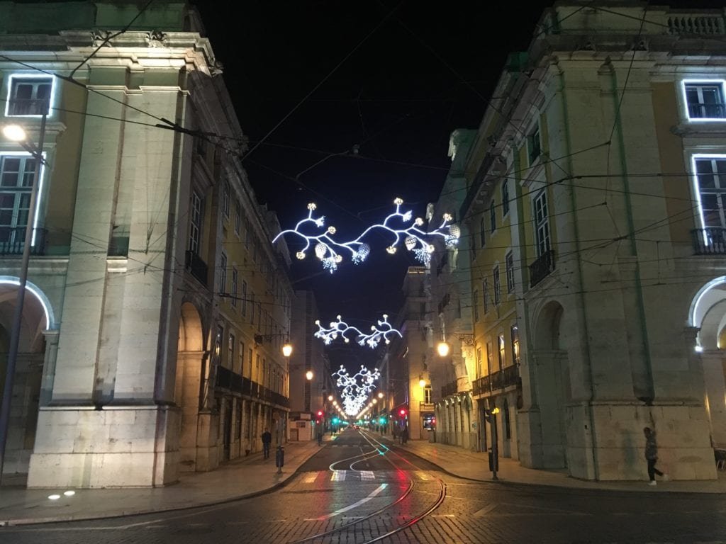 Luzes de Natal em Lisboa