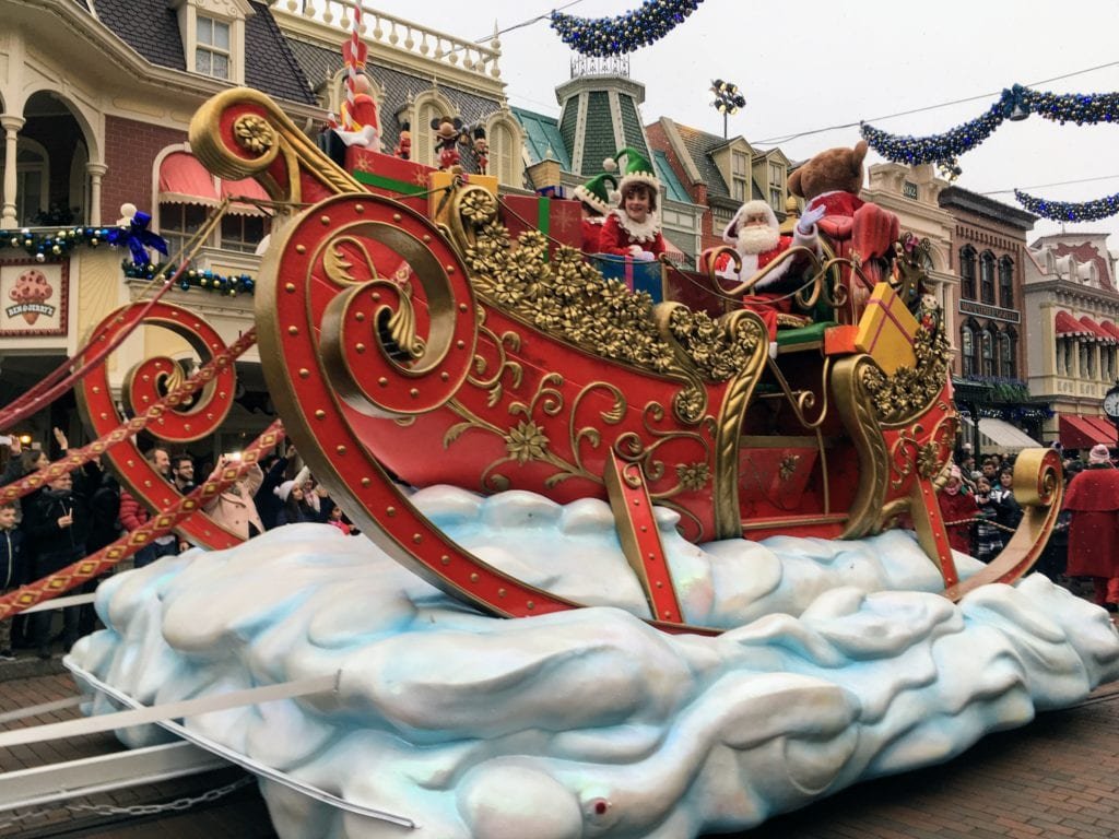 Desfile de Natal na Disney Paris