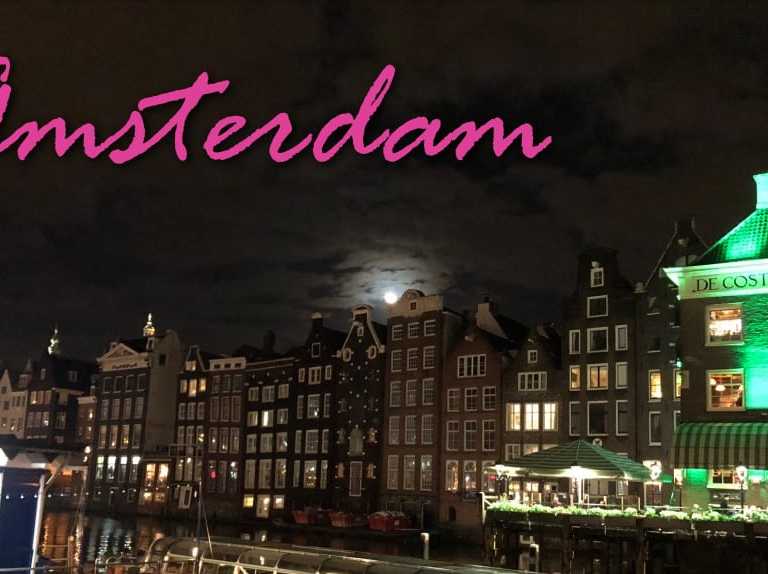 Pelos canais de Amsterdam!