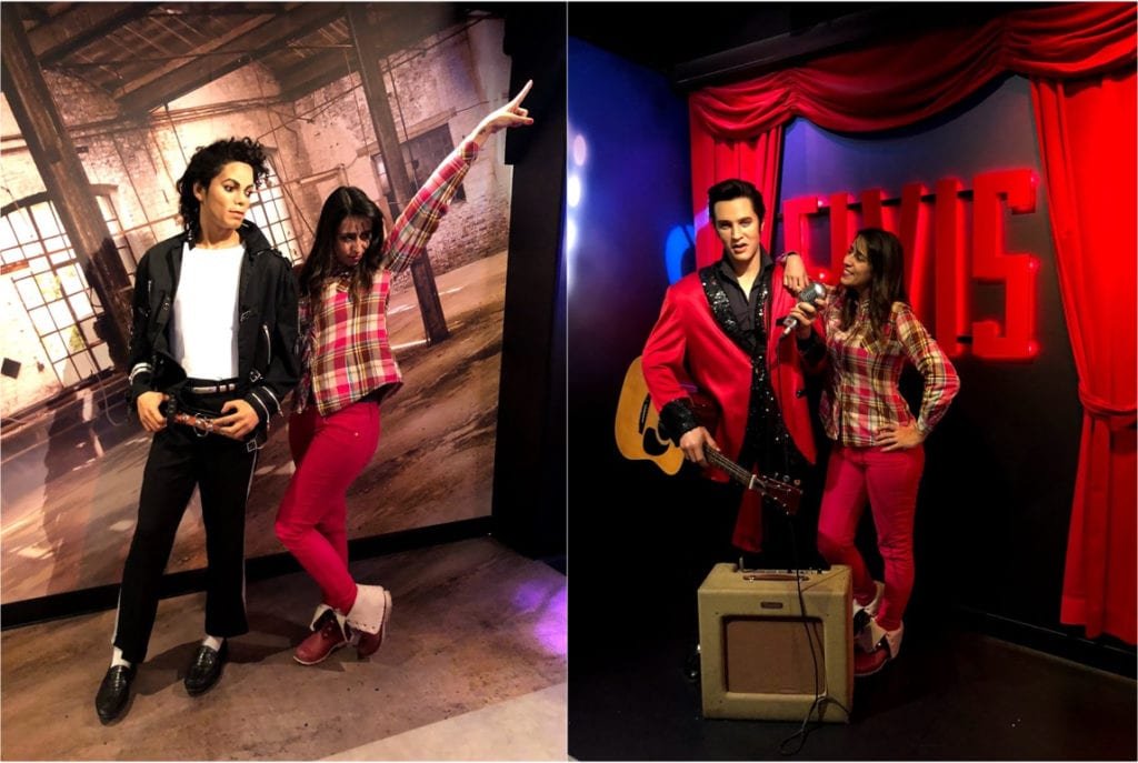 Michael Jackson e Elvis no Madame Tussauds Amsterdam