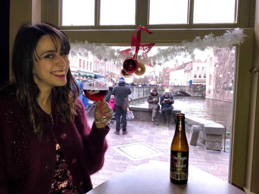 Cerveja belga em Bruges, Bélgica