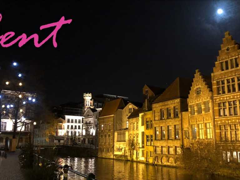 Gent à noite: visitando um castelo decorado para o Natal!