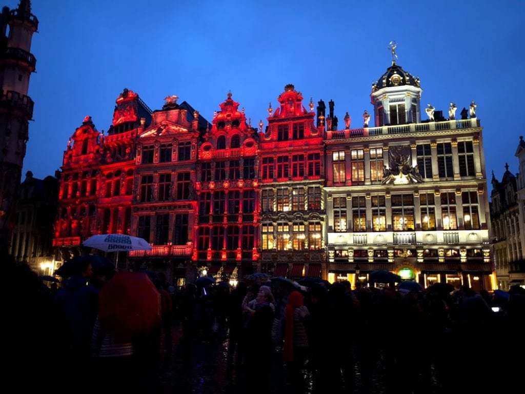 Grand Place, Bruxelas, no Natal