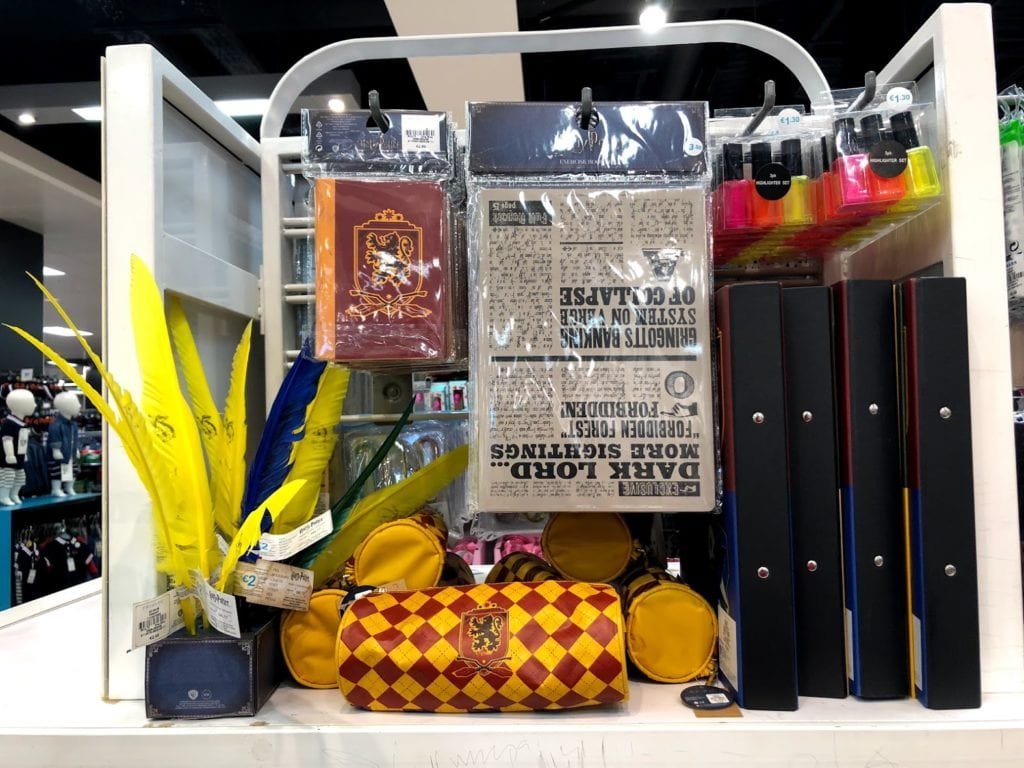 Papelaria do Harry Potter