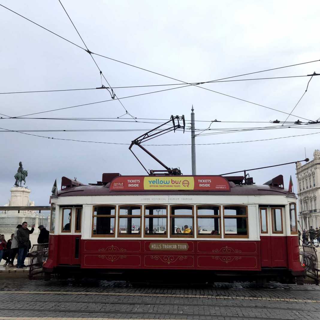 Chuva em Lisboa: Elétrico 28