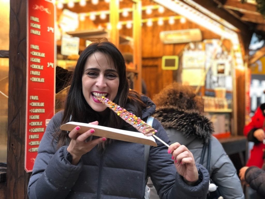 Mercado de Natal em Gent na Bélgica