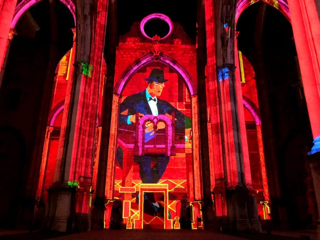 Video Mapping em Lisboa: Lisbon Under Stars