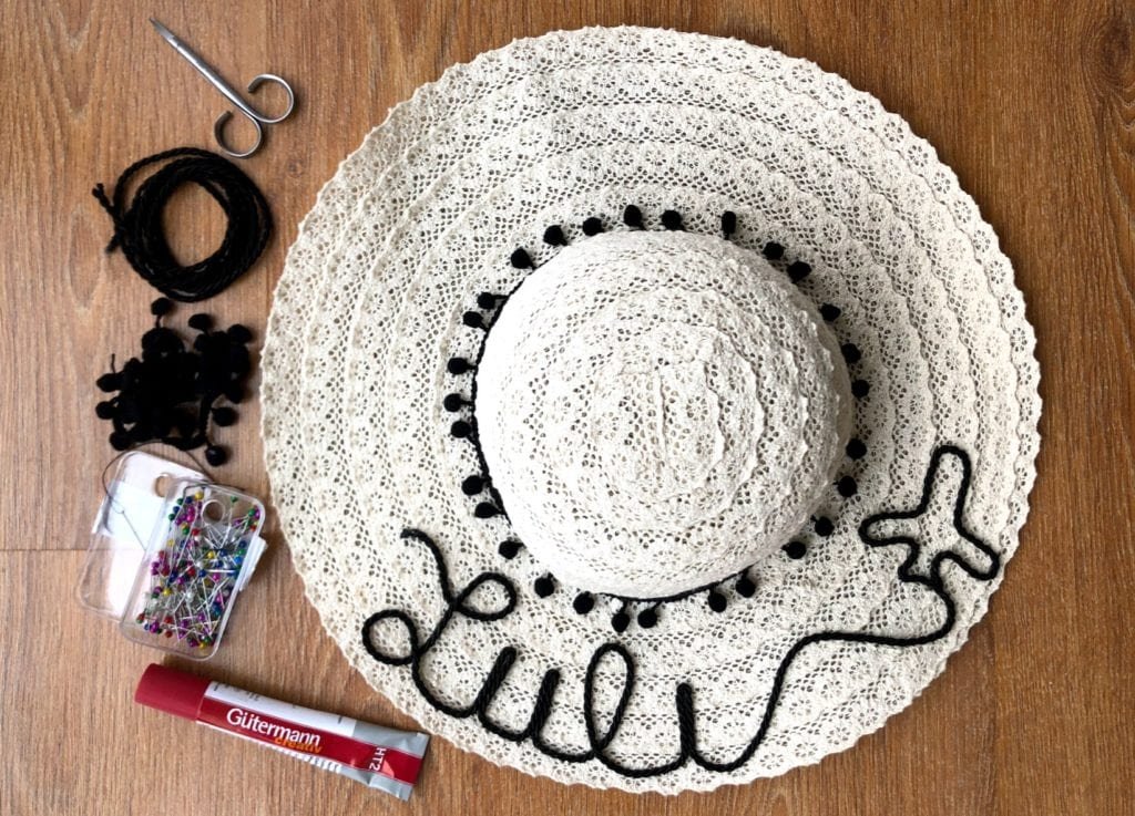 DIY Chapéu com Nome