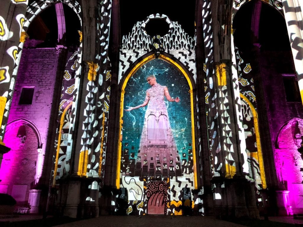 Video Mapping em Lisboa: Lisbon Under Stars