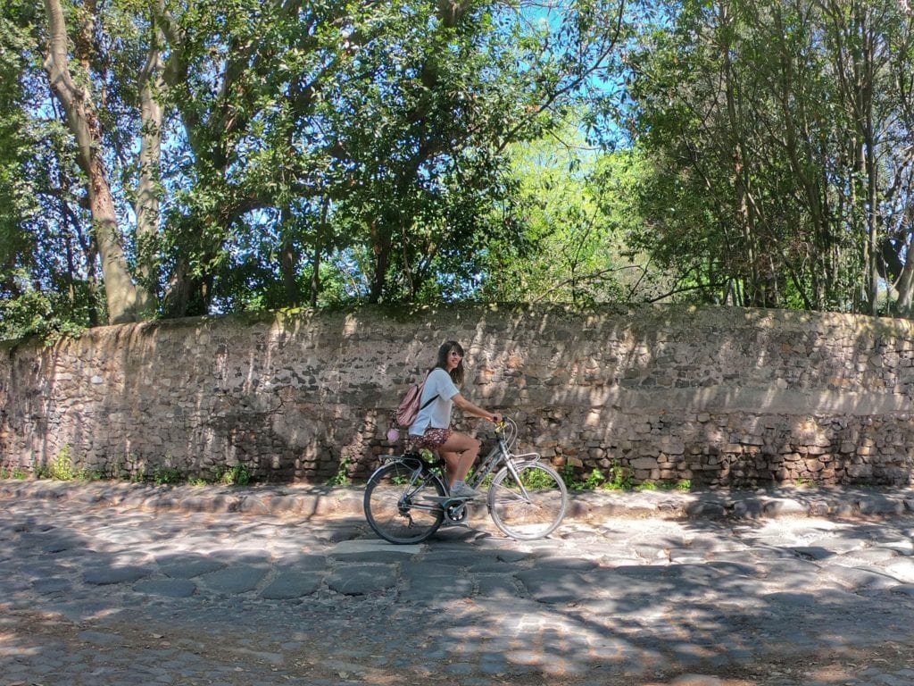 Via Appia Antica de bike, Roma