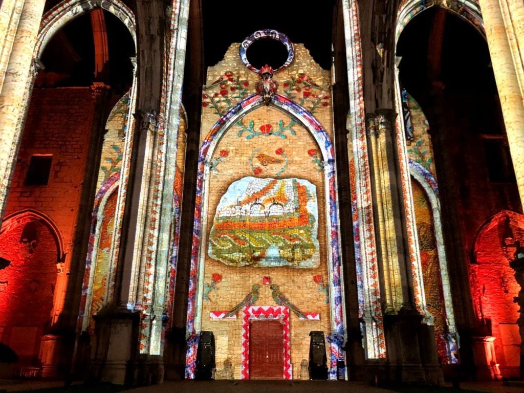 Video Mapping em Lisboa: Lisbon Under Stars