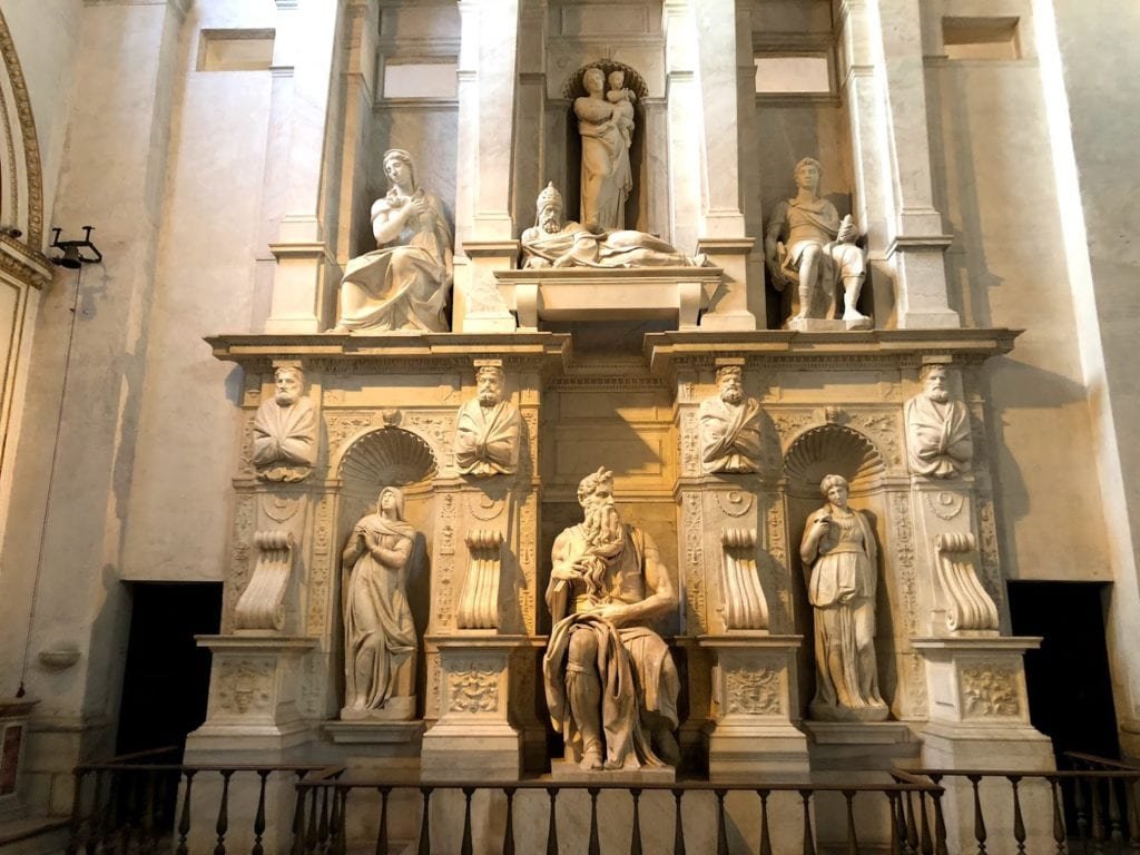 Moisés de Michelangelo em Roma