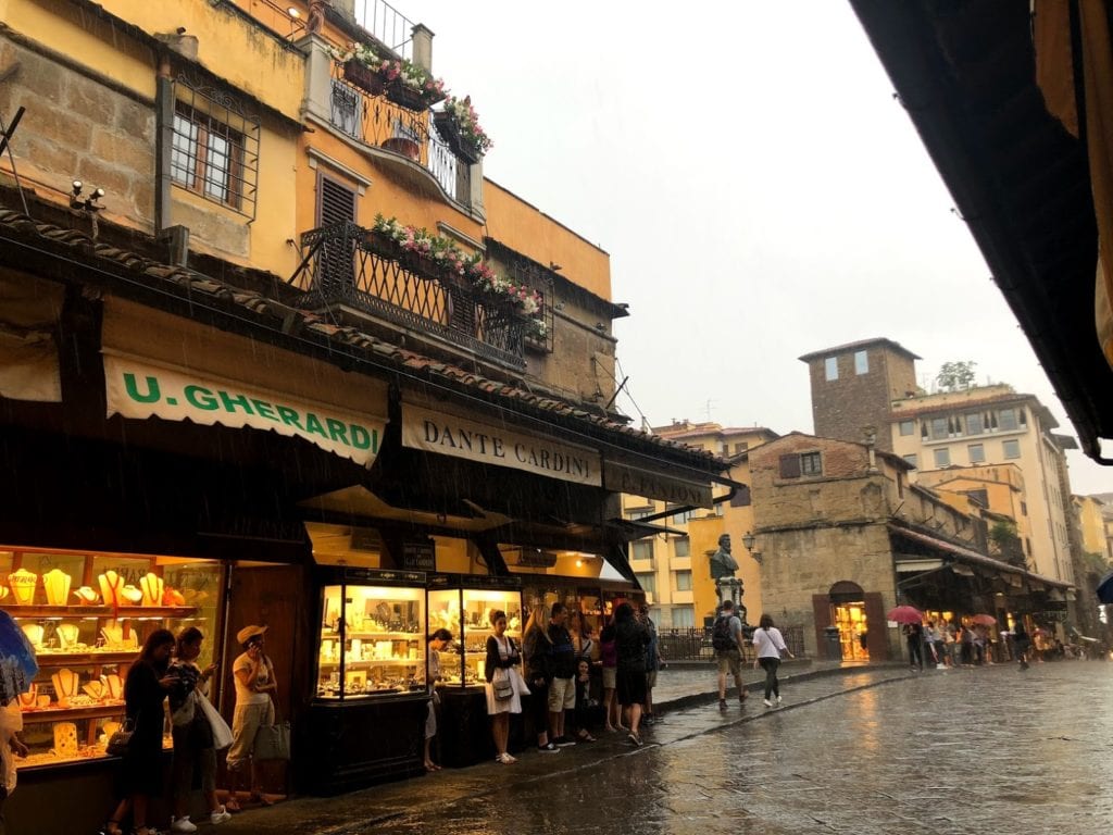 Compras em Florença / Firenze, Itália: Ponte Vecchio
