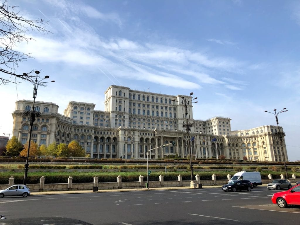 Palácio do Parlamento em Bucareste, Romênia