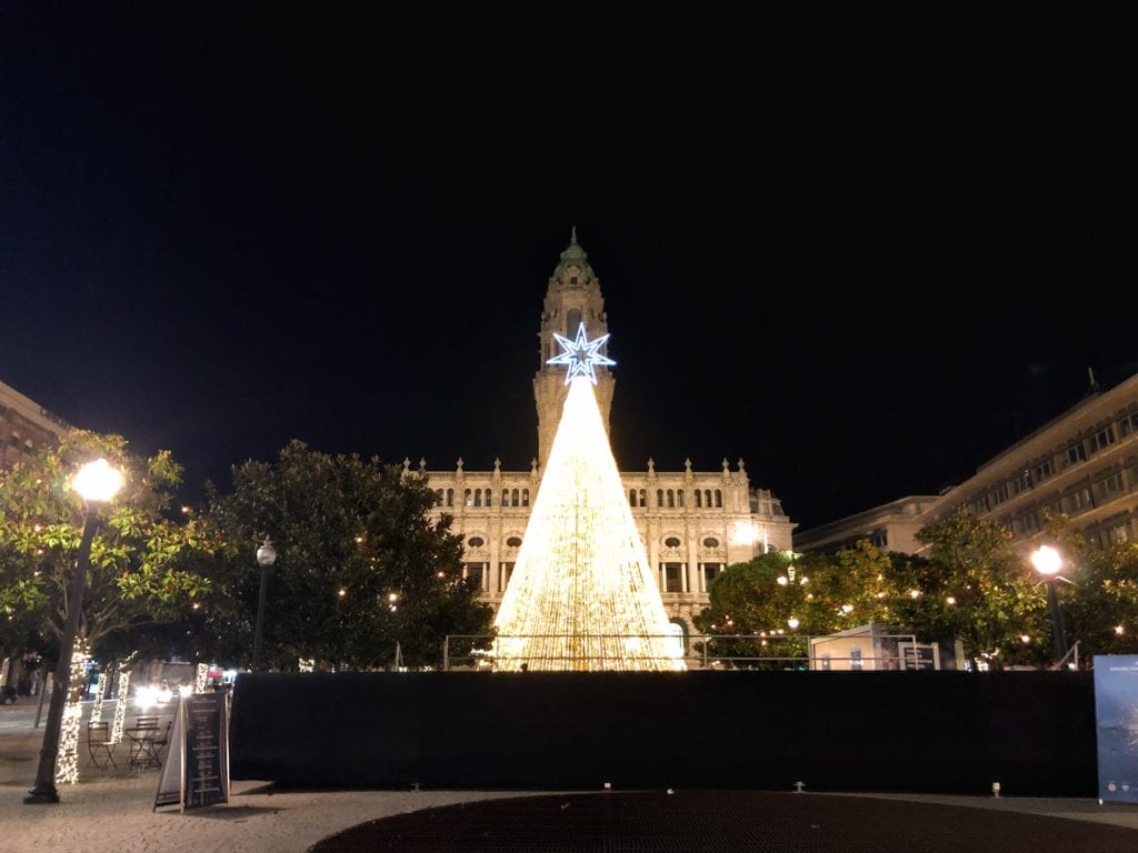 Luzes de Natal no Porto, Portugal: Aliados