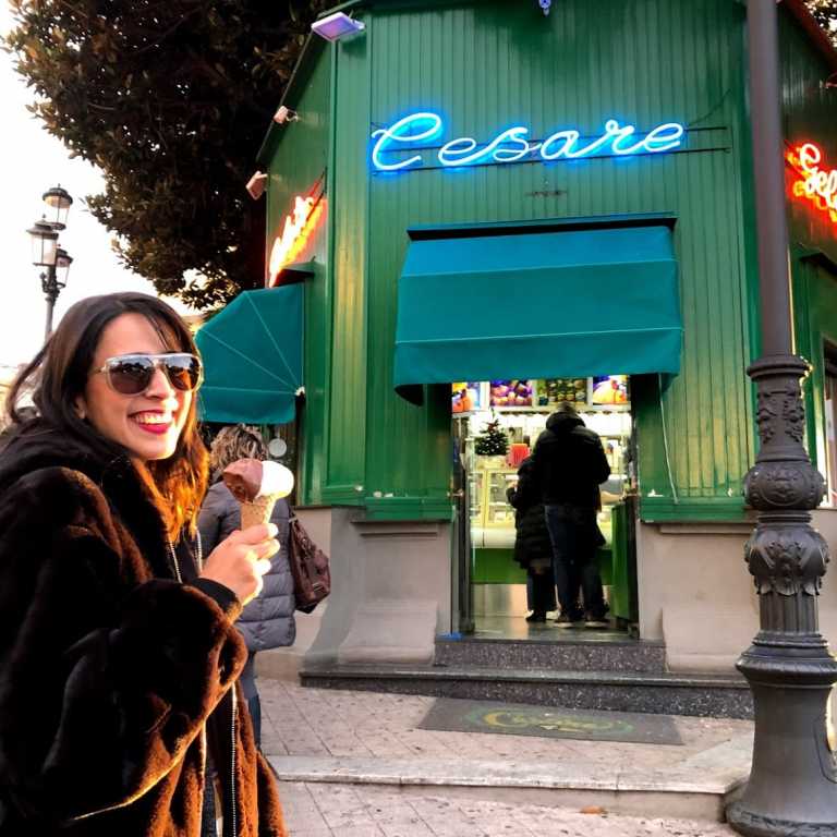 Provando o melhor gelato da Itália em Reggio Calabria!