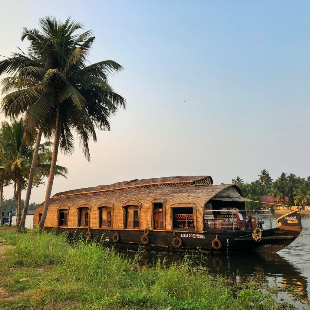 Houseboat em Kerala, Índia