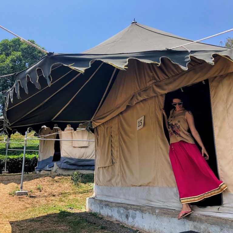 Acampando na Índia!