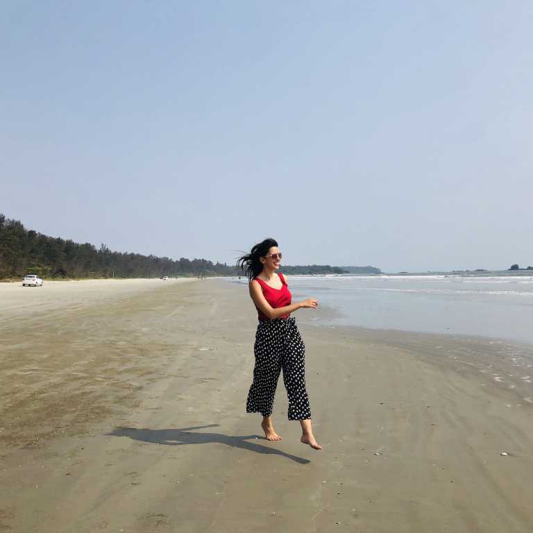 Praia na Índia!