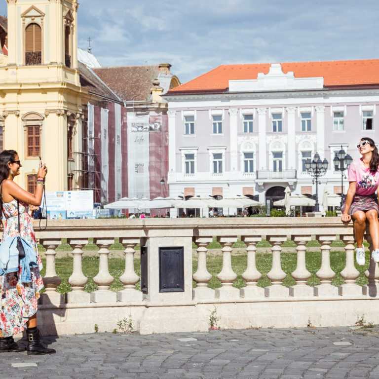 Cores e mais cores em Timisoara!