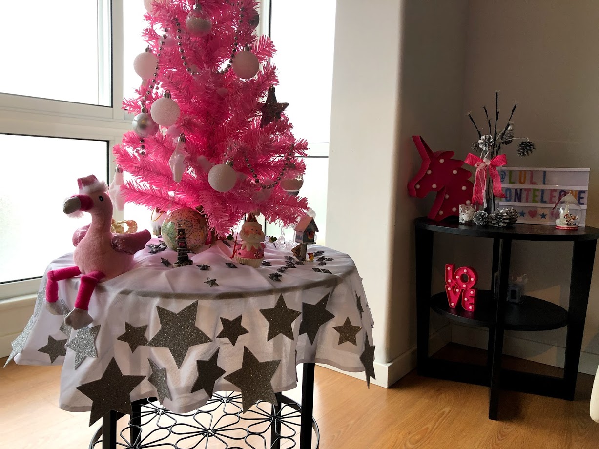 DIY Decoração de Natal Pink