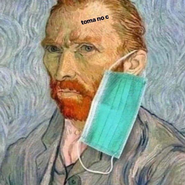 corona virus Van Gogh